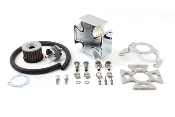 V-Twin - 34-1146 - Maltese Chrome Air Cleaner Cover Kit