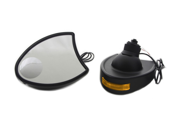 V-Twin - 34-1221 - Fairing Mirror Set Black