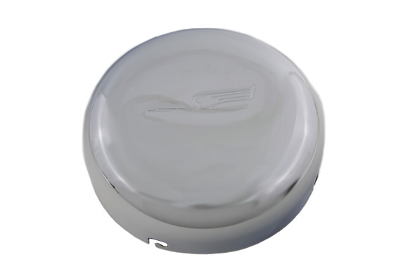 V-Twin - 34-1247 - 7 inch Bird Style Air Cleaner Cover Chrome