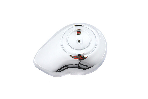 V-Twin - 34-1291 - 8 inch Teardrop Air Cleaner Cover Chrome