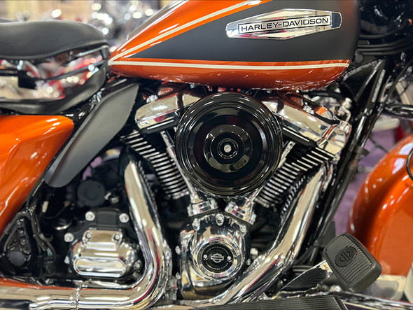 V-Twin - 34-1355 - Round Bobbed 8 inch Air Cleaner Cover