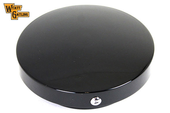 V-Twin - 34-1422 - Wyatt Gatling Black Baby Moon Air Cleaner