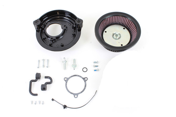 V-Twin - 34-1466 - Performance Round High Flow Air Cleaner Kit