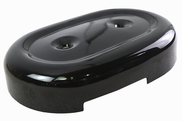 V-Twin - 34-1468 - Oval Air Cleaner Cover Black