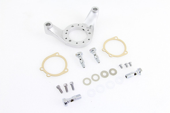 V-Twin - 34-1535 - Air Cleaner Bracket Kit Satin Nickel