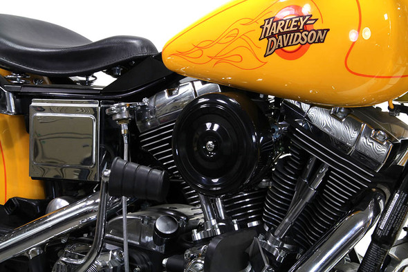 V-Twin - 34-1601 - Black Wyatt Gatling Air Cleaner Assembly