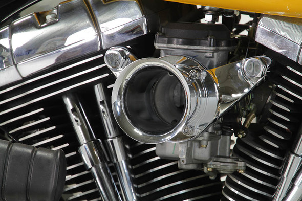 V-Twin - 34-1609 - Chrome Wyatt Gatling Velocity Stack Assembly - Fits 1993-2007 Harley-Davidson FXST, FXD