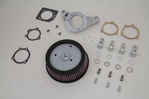 V-Twin - 34-1640 - Wyatt Gatling Air Cleaner Assembly - Fits 1993-2007 Harley-Davidson FXST, FXD
