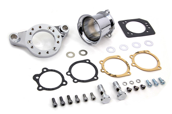 V-Twin - 34-1689 - Chrome Wyatt Gatling Velocity Stack Assembly