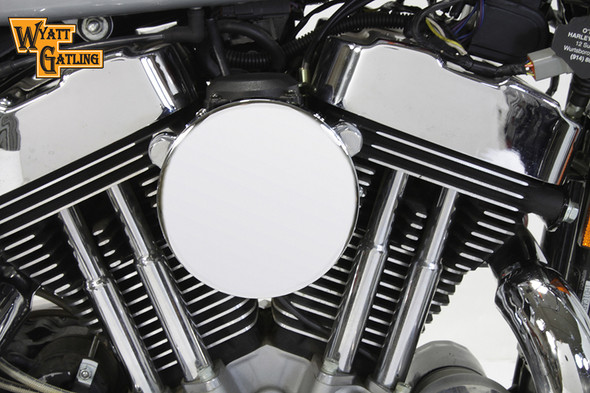 V-Twin - 34-1692 - Chrome Wyatt Gatling Air Cleaner Assembly