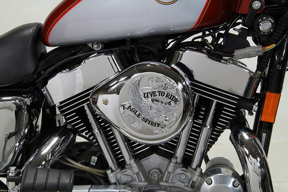 V-Twin - 34-1705 - Chrome Wyatt Gatling Air Cleaner Assembly