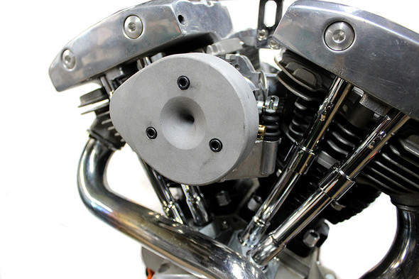 V-Twin - 34-1825 - Wyatt Gatling Teardrop Carburetor Cover