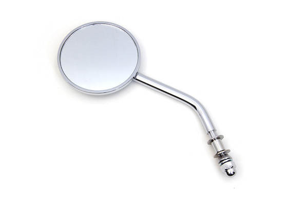 V-Twin - 34-1843 - Mini Round Mirror Left Side Only