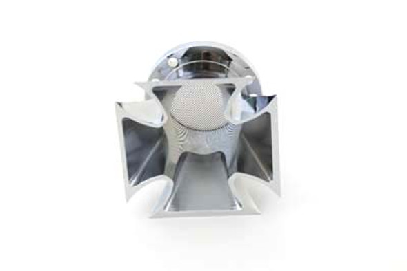 V-Twin - 34-3915 - Maltese Velocity Stack Chrome
