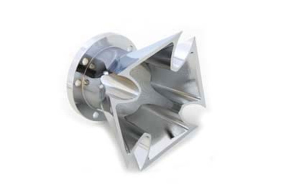 V-Twin - 34-3915 - Maltese Velocity Stack Chrome