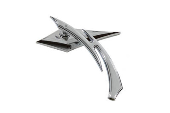 V-Twin - 34-8004 - Zoid Mirror with Billet Sickle Stem