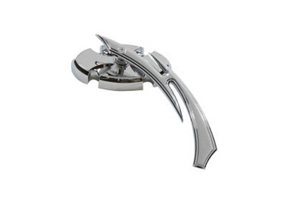 V-Twin - 34-8007 - Kaiser Mirror with Billet Sickle Stem