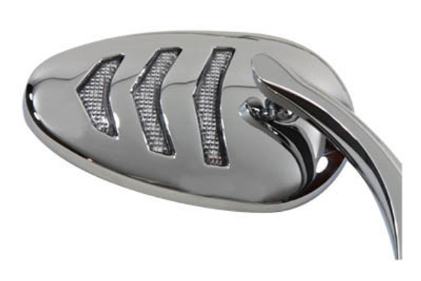 V-Twin - 34-9157 - Detonator LED Mirror Set Billet