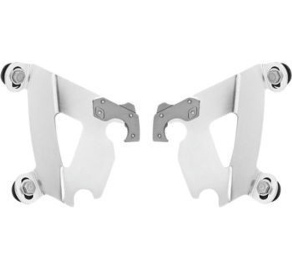 Memphis Shades Cafe Fairing Plates - Fits Dyna and Sportster Models - Polished