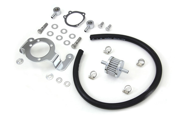 V-Twin - 35-0125 - Crankcase Breather and Bracket Kit