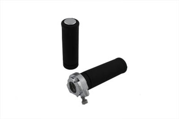 V-Twin - 35-0212 - Dual Handlebar Throttle Handle and Grips