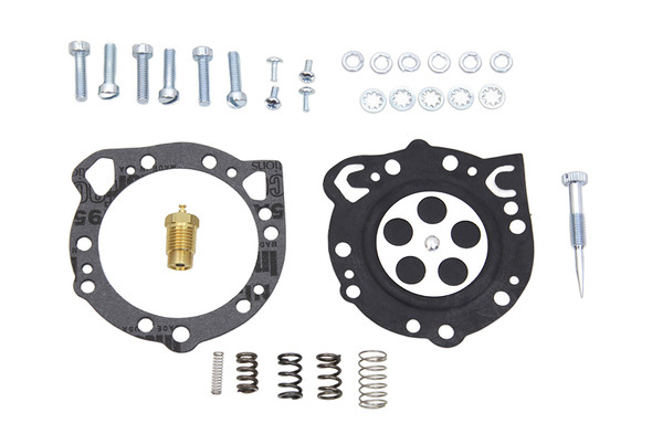 V-Twin - 35-0268 - Deluxe Tillotson Carburetor Gasket and Hardware Kit - Fits 1966-1970 Harley-Davidson FL, 1966-1971 XL