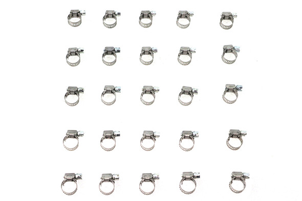 V-Twin - 35-0413 - Stainless Steel Fuel Line Hose Clamp