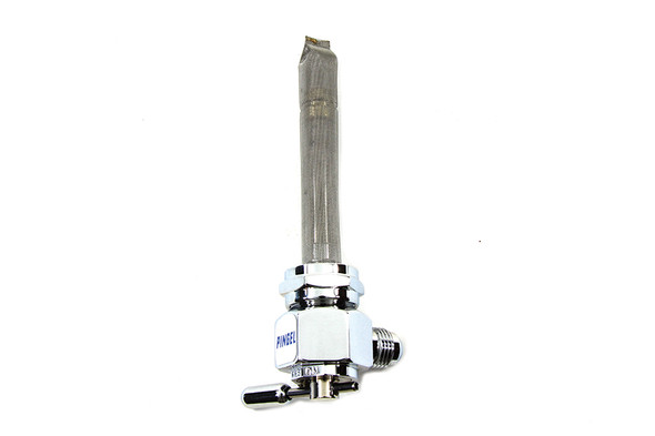 V-Twin - 35-0420 - Pingel Power Flow Petcock U-Type with -6AN Threaded Fitting