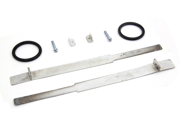 V-Twin - 35-0439 - Replica Cadmium Intake Manifold Clamp Set