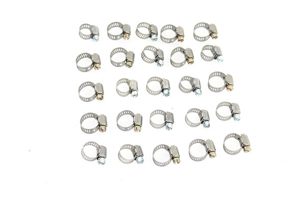 V-Twin - 35-0442 - Fuel Line Hose Clamp Stainless Steel