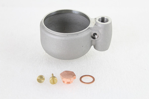 V-Twin - 35-0482 - SV Replica Linkert Carburetor Float Bowl - Fits 1933-1952 Harley-Davidson W, 1933-1965 G, 1937-1948 U, 1930-1936 VL