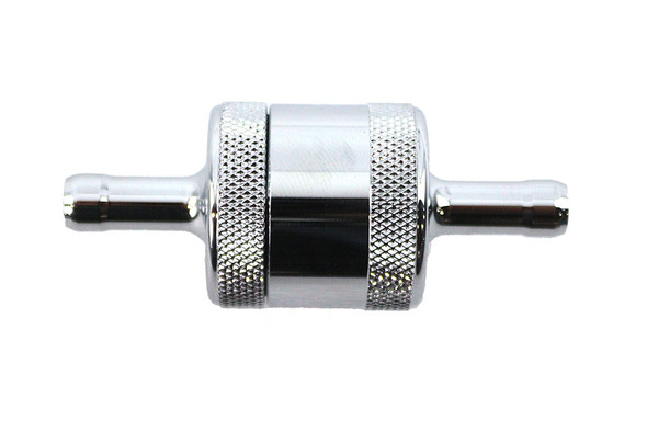 V-Twin - 35-0519 - Pingel Inline Fuel Filter Chrome