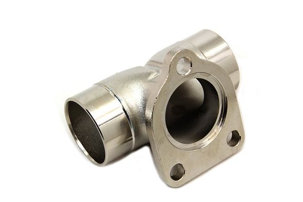 V-Twin - 35-0547 - Nickel Plated Intake Manifold - Fits 1936-1940 Harley-Davidson EL (for 1-1/2" linkert carburetors)