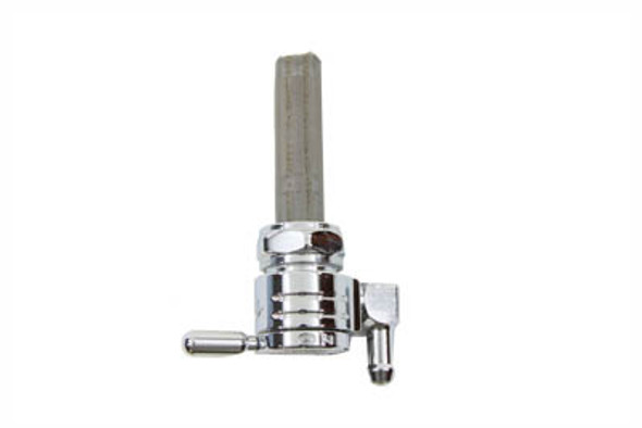 V-Twin - 35-0593 - Chrome Sifton Ball Petcock with Downward Outlet and Nut