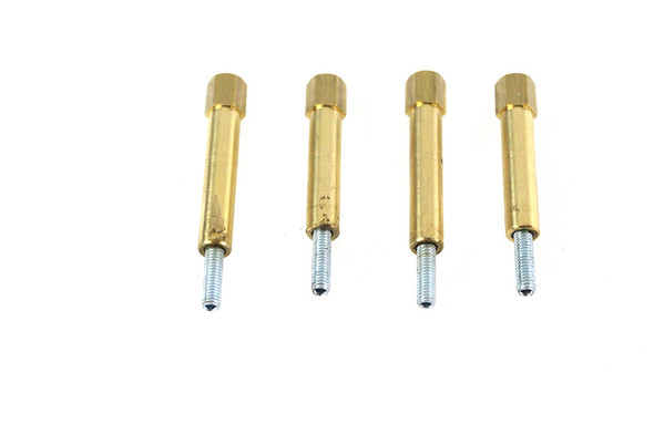 V-Twin - 35-0610 - Carburetor Float Bowl Speed Screw Set Brass