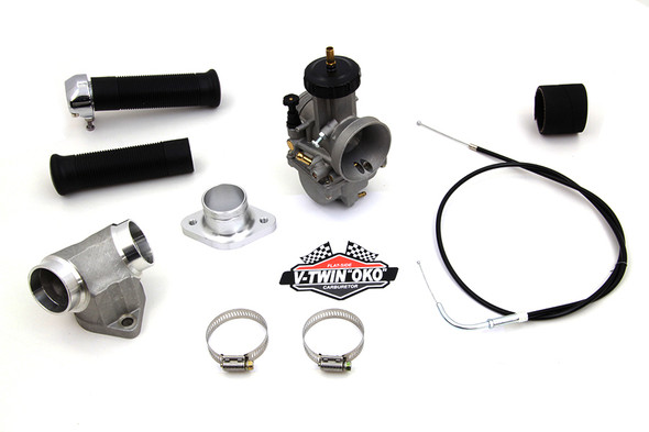 V-Twin - 35-0696 - 38mm OKO Flatslide Carburetor Kit