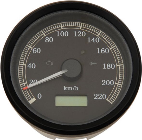 Drag Specialties - 3-3/8" Programmable Electronic Speedometer - Fits 99-03 Dyna, XL Sportster Models