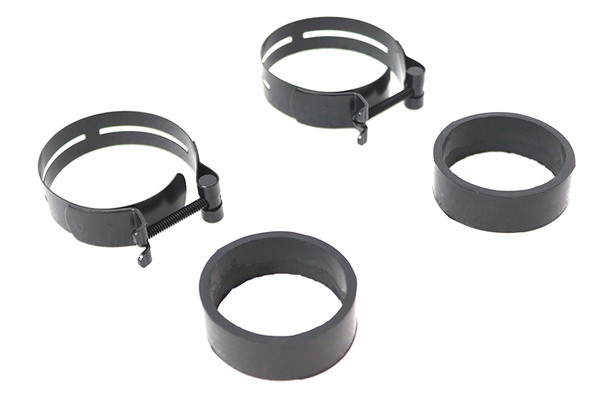 V-Twin - 35-0709 - Black Intake Manifold Clamp Set