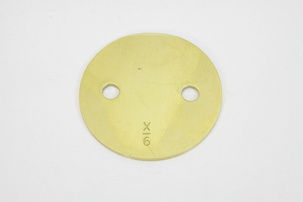 V-Twin - 35-0829 - Oversize Linkert Carburetor Throttle Disc - Fits 1941-1965 Harley-Davidson FL