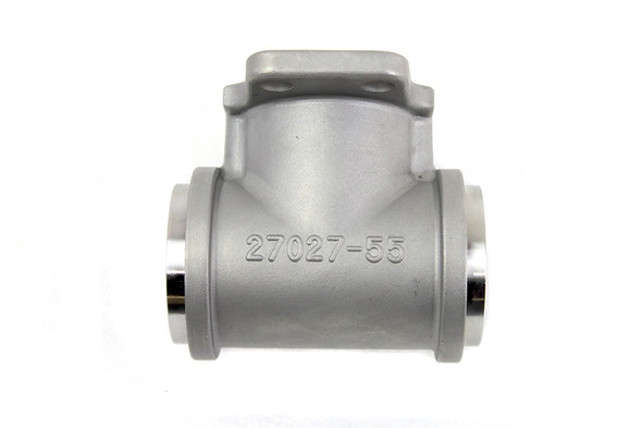 V-Twin - 35-0844 - Replica Zinc Plated Intake Manifold - Fits 1955-1965 Harley-Davidson FL