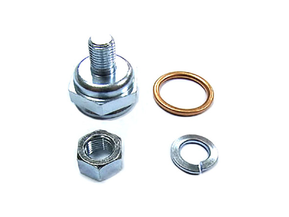 V-Twin - 35-0853 - Linkert Carburetor Bowl Zinc Lock Nut - Fits 1941-1965 Harley-Davidson FL