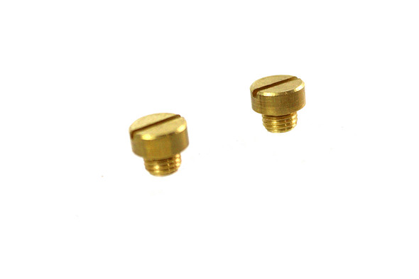 V-Twin - 35-0918 - Linkert Carburetor Float Pin Cap Set - Fits 1933-1952 Harley-Davidson WL, 1937-1948 UL, 1941-1965 FL, 1936-1940 EL, 1933-1934 VL
