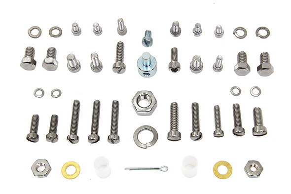 V-Twin - 35-0925 - Linkert Carburetor Hardware Kit - Fits 1936-1965 Harley-Davidson FL, 1936-1957 G, 1936-1952 EL, W