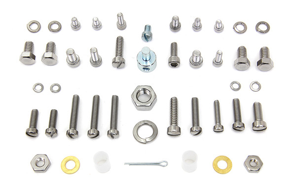 V-Twin - 35-0925 - Linkert Carburetor Hardware Kit - Fits 1936-1965 Harley-Davidson FL, 1936-1957 G, 1936-1952 EL, W