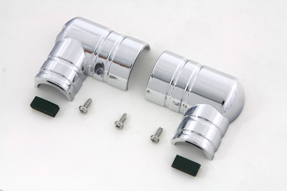 V-Twin - 35-0950 - Chrome Fuel Tank Fitting Cover