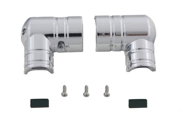 V-Twin - 35-0950 - Chrome Fuel Tank Fitting Cover