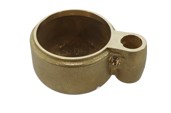 V-Twin - 35-1015 - Overhead Valve Linkert Carburetor Float Bowl Brass - Fits 1941-1965 Harley-Davidson FL, 1936-1952 EL