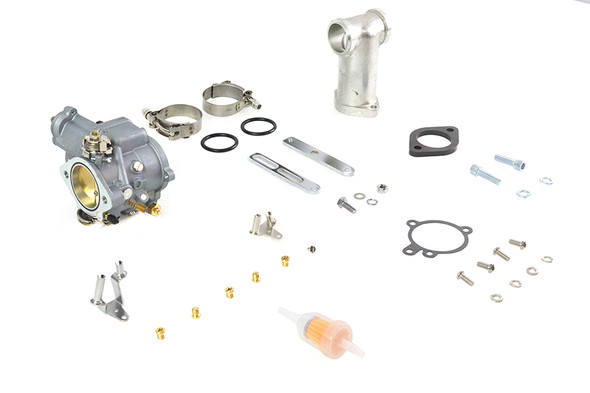 V-Twin - 35-1278 - OKO Panhead Shorty 1-7/8 inch Carburetor Kit Alloy - Fits 1955-1965 Harley-Davidson FL, 1941-1947 FL