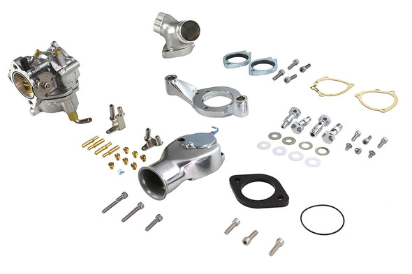 V-Twin - 35-1358 - Tourist Trophy 1-7/8 inch Shorty Carburetor Kit