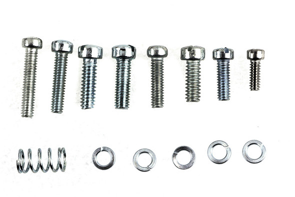 V-Twin - 35-1388 - Linkert Throttle Lever Replacement Screw and Spring Kit Zinc - Fits 1937-1952 Harley-Davidson WL, 1941-1965 FL, 1936-1952 EL